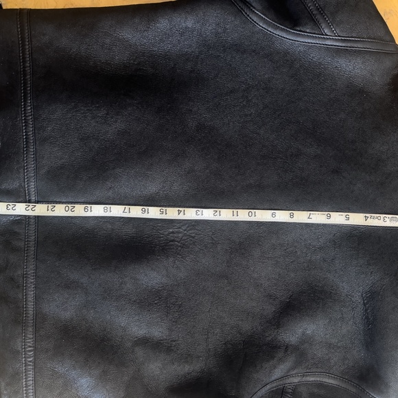Custom Blake Hedley Black Shearling Jacket XL - Picture 15 of 16